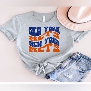 NY Mets Wavy Tee